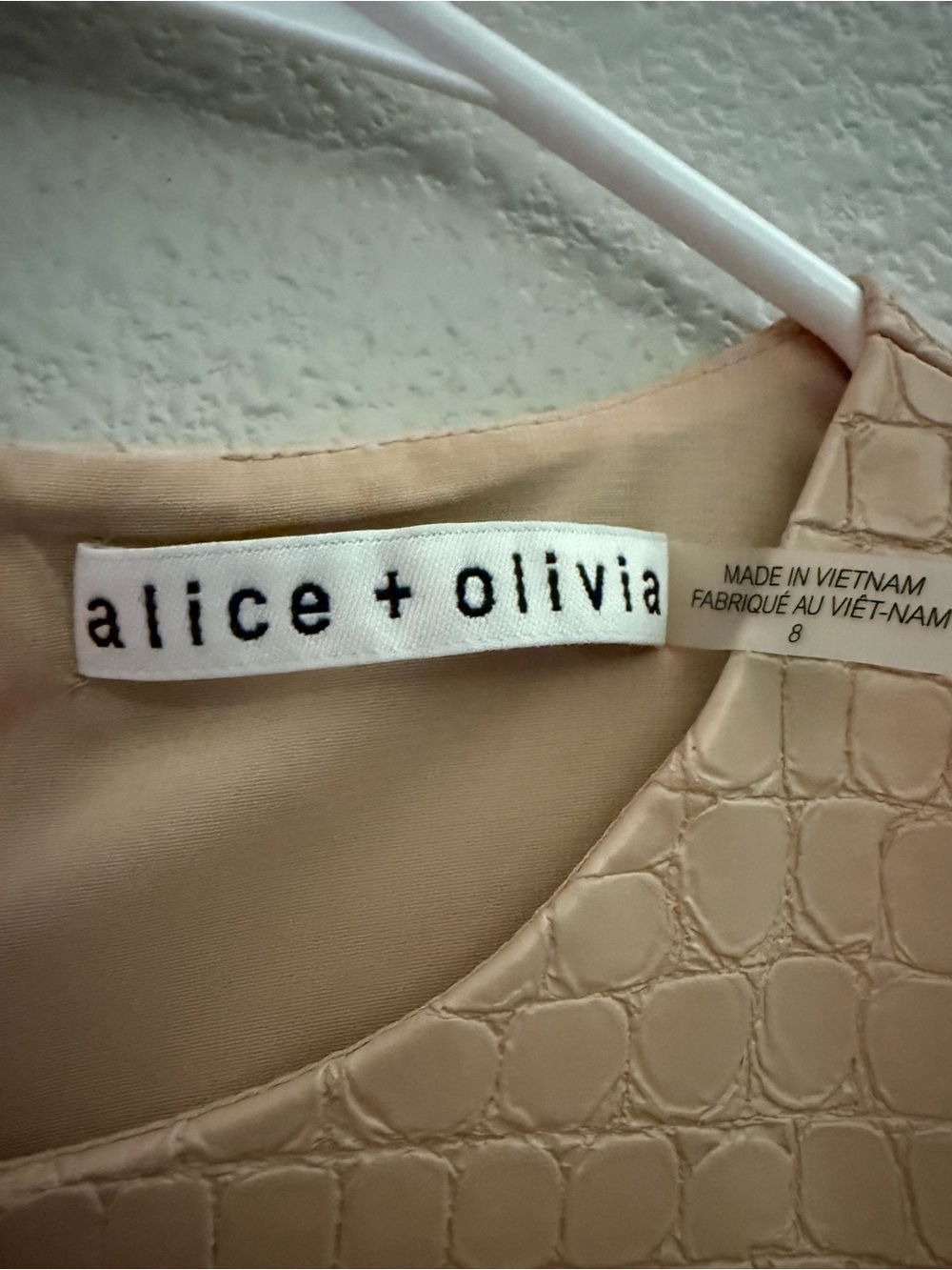 alice + olivia
Daven Vegan Leather Sleeveless Mini Dress - Picture 7 of 9